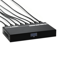 Codificador HDMI a IP de 8 Canales OEM ODM, Codificador de Video HDMI 8 en 1 1080P H.265 con SRT RTMP RTMPS RTSP HLS