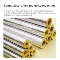 Insulasi Pipa Serat Kaca Berlapis Aluminium Foil + Glass Wool Preformed untuk Sistem HVAC dan Pipa Uap