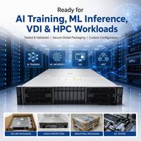Server Rak 2U R750xa Tersedia, Prosesor Intel Xeon Scalable, 16 Slot DIMM DDR4, Catu Daya 600-1400W, Desain Tipe Grid
