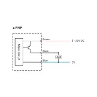 DEUZE MZET39PSLK06 Tahan Lama dan Awet 5~30V DC SPST NO PNP Sensor Pengukuran Presisi Perpindahan Magnetik IP67 LED Merah