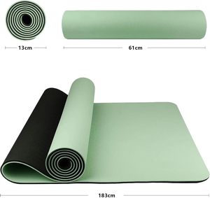 Fabricante de Tapetes de Yoga Ecológicos, Tapete de Yoga de Fitness de 4.5 mm, Impresión Personalizada, Tapete de Yoga Duradero de Caucho Natural PU - Product Image 5