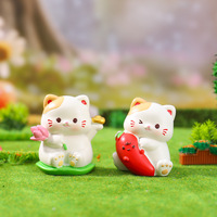 Boîte mystère Chat porte-bonheur - Figurine en résine Meow Fortune avec un design porte-bonheur surprise