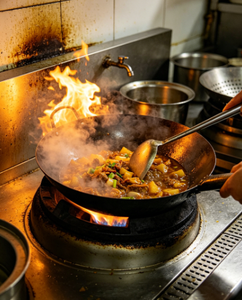 Cuisinière à induction commerciale à double brûleur, autoportante, avec protection anti-éclaboussures pour restaurant - Product Image 2