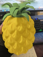 Jouets anti-stress en forme d'ananas de 45 cm, taille jumbo, jouets moelleux en forme d'ananas