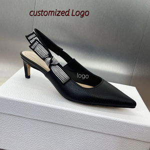 Décolleté <span class=keywords><strong>da</strong></span> <span class=keywords><strong>donna</strong></span> Designer di lusso in vera pelle di vitello con tacco alto décolleté <span class=keywords><strong>da</strong></span> <span class=keywords><strong>sera</strong></span> <span class=keywords><strong>da</strong></span> <span class=keywords><strong>sera</strong></span> con sandali con tacco - Product Image 2