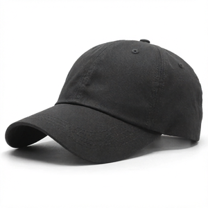 Casquette de baseball unisexe décontractée en jean lavé avec logo brodé personnalisé, 6 panneaux, visière incurvée, style décontracté, ajustable, vente en gros - Product Image 1