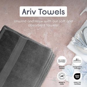 Ensemble de serviettes de sport rectangulaires multicolores en coton absorbant, serviettes de bain douces torsadées pour la maison et la salle de bain - Product Image 5