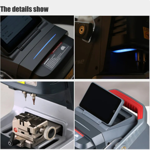 เครื่องตัดกุญแจอัตโนมัติแบบพกพา Xhorse Dolphin II XP-005L XP005L พร้อมหน้าจอปรับได้และแบตเตอรี่ในตัว - Product Image 5