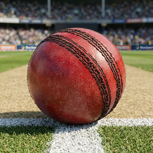 Ballon de cricket en cuir rouge cousu main JNA Group avec couture classique, pour droitier, 2,6 lb, pour entraînements sportifs et matchs - Product Image 3