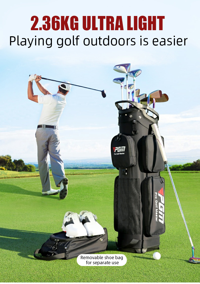PGM QB141 detachable golf tour staff bag lightweight waterproof cart