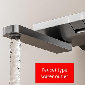 Phong <span class=keywords><strong>c</strong></span>ách hiện đại 37 inch vòi hoa sen hoàn chỉnh hệ thống thiết lập với lượng mưa đầu và <span class=keywords><strong>c</strong></span>ầm tay phòng tắm vòi Mixer - Product Image 2