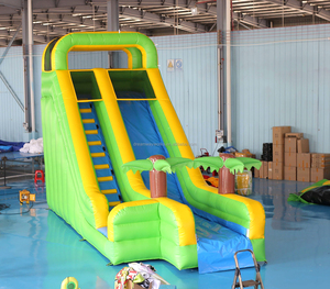 17 'nhiệt đới trượt nước inflatable, thương mại trượt nước Inflatable khổng lồ - Product Image 4