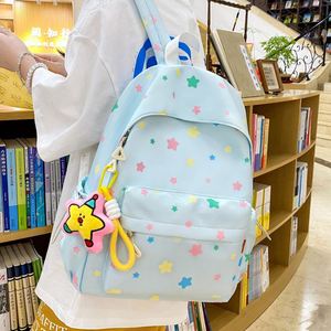 Mochila Escolar Personalizada con Estampado de Estrellas para Niñas, Estudiantes de Secundaria y Preparatoria, Linda Mochila de Viaje para Adolescentes - Product Image 5