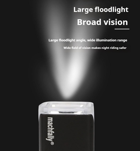 Nouveau phare LED de cavalier de nuit en alliage d'aluminium de lumière de vélo d'USB pour l'équipement de cyclisme d'éclairage avant et arrière - Product Image 2