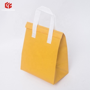 ヤン光ブランド クラシック カスタムロゴ サイズ指定可能 不織布製 ポータブル 保温 防水 使い捨て 配達用クーラーバッグ - Product Image 6