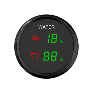 Medidor Doble 2 en 1 de 52 mm para Temperatura del Agua y Nivel de Combustible con Alarma para Barco, Auto y Camión, Nuevo - Product Image 5