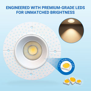 <span class=keywords><strong>Spot</strong></span> LED encastré rond et carré dimmable 3'' 4'' COB anti-éblouissement sans cadre - Product Image 4