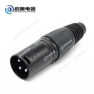 Thiết bị video âm thanh chuyên nghiệp Qiao YPC-1080 Mô hình pháo cắm 3 lõi XLR nam và nữ mạ bạc Đồng pin kết nối - Product Image 3