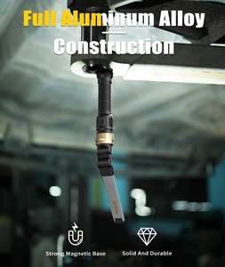 5000 mAh <b>rechargeable</b> light-emitting diode work light 1200 lumens 360 rotating foldable design 3 lighting modes - Product Image 4