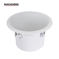 KACAUDIO 801G Haut-parleur de plafond à profil bas et large couverture, en matériau personnalisé, pour cinémas maison, son clair