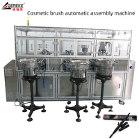 Machine d'assemblage automatique de brosses en coton pour équipement cosmétique GEREKE, moteur PLC, haute précision