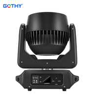 Projecteur de scène à faisceau LED 300W, zoom 10-60°, tête mobile RGBW, mélange de couleurs, contrôle DMX512, CRI 90, utilisation en intérieur, DJ professionnel, discothèque
