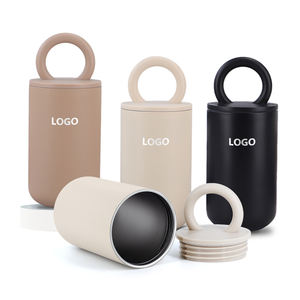 Taza de Café Personalizada de 500 ml, de Acero Inoxidable, Aislada al Vacío, con Asa, Taza Térmica para Viajes, a Prueba de Fugas, para Campamento al Aire Libre - Product Image 1