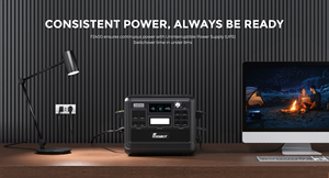 FOSSiBOT F2400 Portable Power Station 2400W 2048Wh Pro UPS With App Control <b>Solar</b> <b>Generator</b> for Off Grid Home Backup 2048Wh - Product Image 4