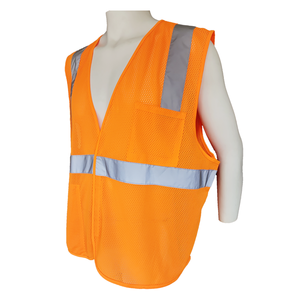 Chaleco de Alta Visibilidad Talla Americana S-5XL, Chaleco Reflectante de Seguridad para Construcción, Trabajo, Seguridad, Fluorescente con Logotipo y Bolsillos - Product Image 5