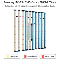 Lampu Tumbuh LED 1000W LM301H EVO KingBrite Samsung LM301H EVO Mix Osr 660nm 730nm Putar Ke Dalam/Ke Luar