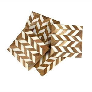 แผ่นรองกระดูกขัดมันแบบฝังเงาสำหรับเครื่องดื่มชากาแฟ - Product Image 6