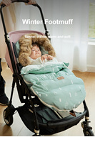 Produits pour bébés, couvre-pieds pour poussette une pièce, 92 cm, nylon polyester, garde au chaud, imperméable, anti-huile, couvre-pieds pour poussette