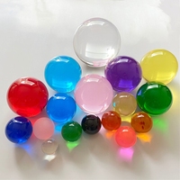 Vente en gros de sphères en acrylique transparentes de grande taille, 20 mm, 25 mm, 30 mm, 40 mm, 50 mm, 60 mm, pas cher