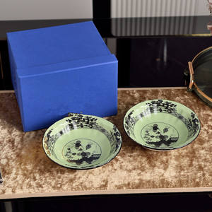 Nouveau modèle de bol à salade en céramique européenne écologique de 5,75 pouces, service de vaisselle pour la maison et les fêtes - Product Image 2