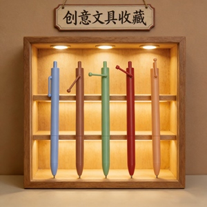 ปากกา Yf Pen Plastic Wave ขนาดหัวเขียน 0.7 มม. หมึกสีดำ/น้ำเ<span class=keywords><strong>ง</strong></span>ิน ปากกาเจลและปากกาลูกลื่นแบบใหม่ - Product Image 3