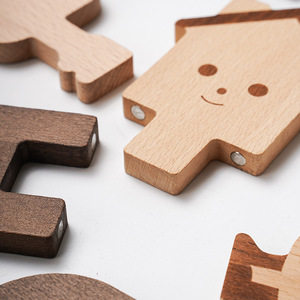 Animal Letter <b>Blocks</b> Wooden Educational Toy <b>Building</b> <b>Blocks</b> For Children 4-6 Years Old Phonics Learning Puzzle - Product Image 3