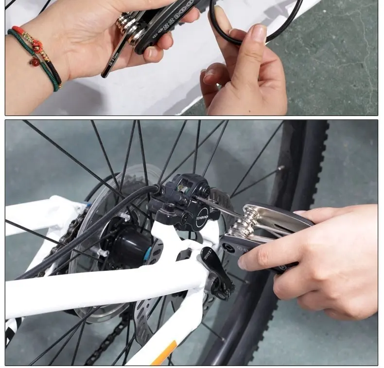 ROCKBROS Atacado 16 em 1 Mini Bicicleta Portátil Multiferramenta Ferramentas para Bicicleta de montanha multifuncional Ferramenta para Consertar Bicicleta