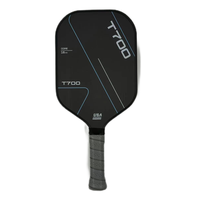 Raquette de pickleball en fibre de carbone T700 T800 pressée à froid, nid d'abeille PP, portable, durable, qualité tournoi, OEM, entraînement, vente en gros
