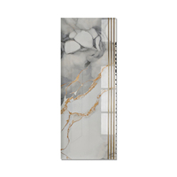Carrelage d'escalier en porcelaine aspect marbre blanc de luxe 470x1200mm, antidérapant, pour villas