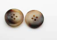 Tombol klakson Resin 4 lubang untuk pria kancing Kurta plastik jahit bulat