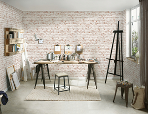 วอลเปเปอร์สีแดงสไตล์อุตสาหกรรมสมัยใหม่ของตกแต่งบ้านยอดนิยมใหม่วัสดุกระดาษสำหรับสำนักงานและอพาร์ทเมนต์ - Product Image 2