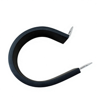 Collier de serrage pour tuyau en caoutchouc DIN3016 EPDM avec bande intérieure W4 en acier inoxydable 304, à vis sans fin, pour tuyau en silicone