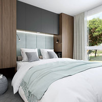 Maisonnette préfabriquée modulaire de luxe en alliage d'aluminium ResortReady, fabriquée en Chine, avec cuisine, salle de bain, confort premium, design moderne.