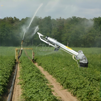 Système d'irrigation et de dépoussiérage agricole Titans 80M, pistolet d'arrosage métallique pour l'arrosage des jardins et des terres agricoles