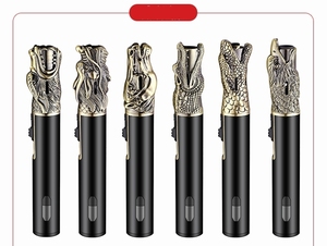 Briquet torche Creative Beast avec allumage à jet, coupe-vent et rechargeable, idéal pour <span class=keywords><strong>le</strong></span> camping et <span class=keywords><strong>le</strong></span> barbecue - Product Image 3