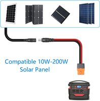 Câble d'extension de connecteur femelle/mâle DC 8mm/DC7909 vers XT60 femelle pour centrale électrique Portable River Delta et générateur solaire