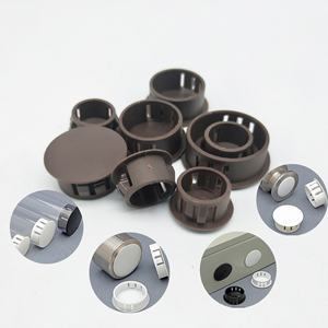 ナイロンプラグロックパネル穴カバー/プラスチックスナップインブランクロックホールプラグ - Product Image 6