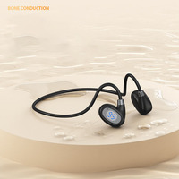 Nouveaux écouteurs BT à conduction osseuse, écouteurs ouverts pour téléphones Android et Apple avec longue autonomie, casques intra-auriculaires