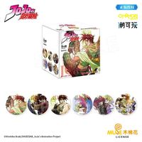 Lot de 30 boîtes en gros Chaokewan JOJOsed Bizarre Adventure Diamond Is Unbreakable Expression Series Badge Blind Box Collection Box