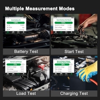 Sndway numérique 12V/24V testeur de batterie de voiture chargeur écran LCD trois-en-un détecteur d'instrument de réparation détecteur de batterie LED
